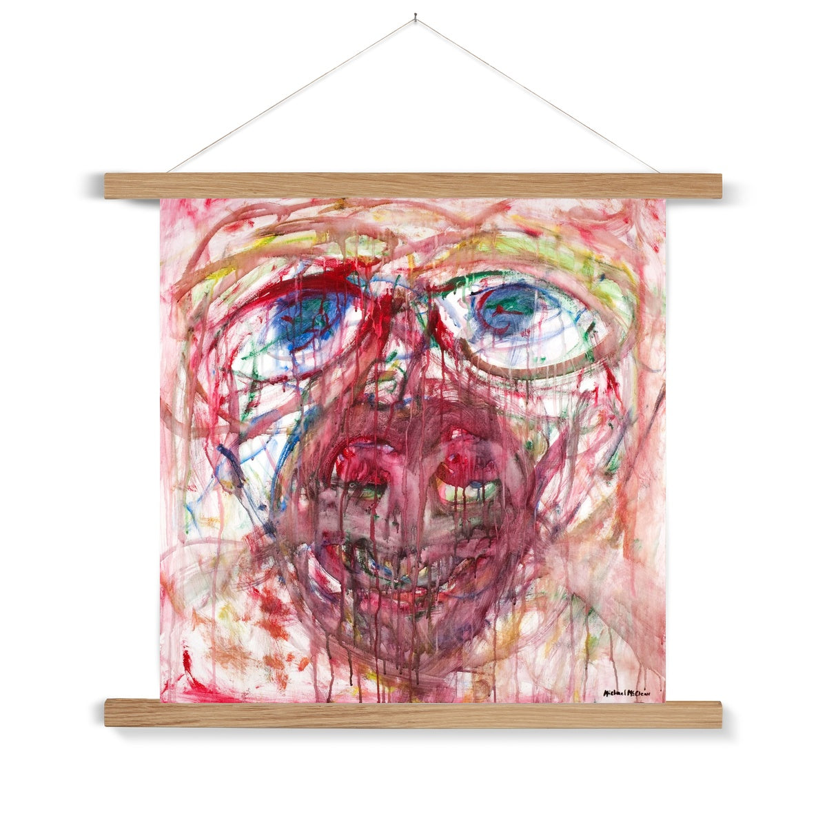 In The Mirror  Fine Art Print with Hanger