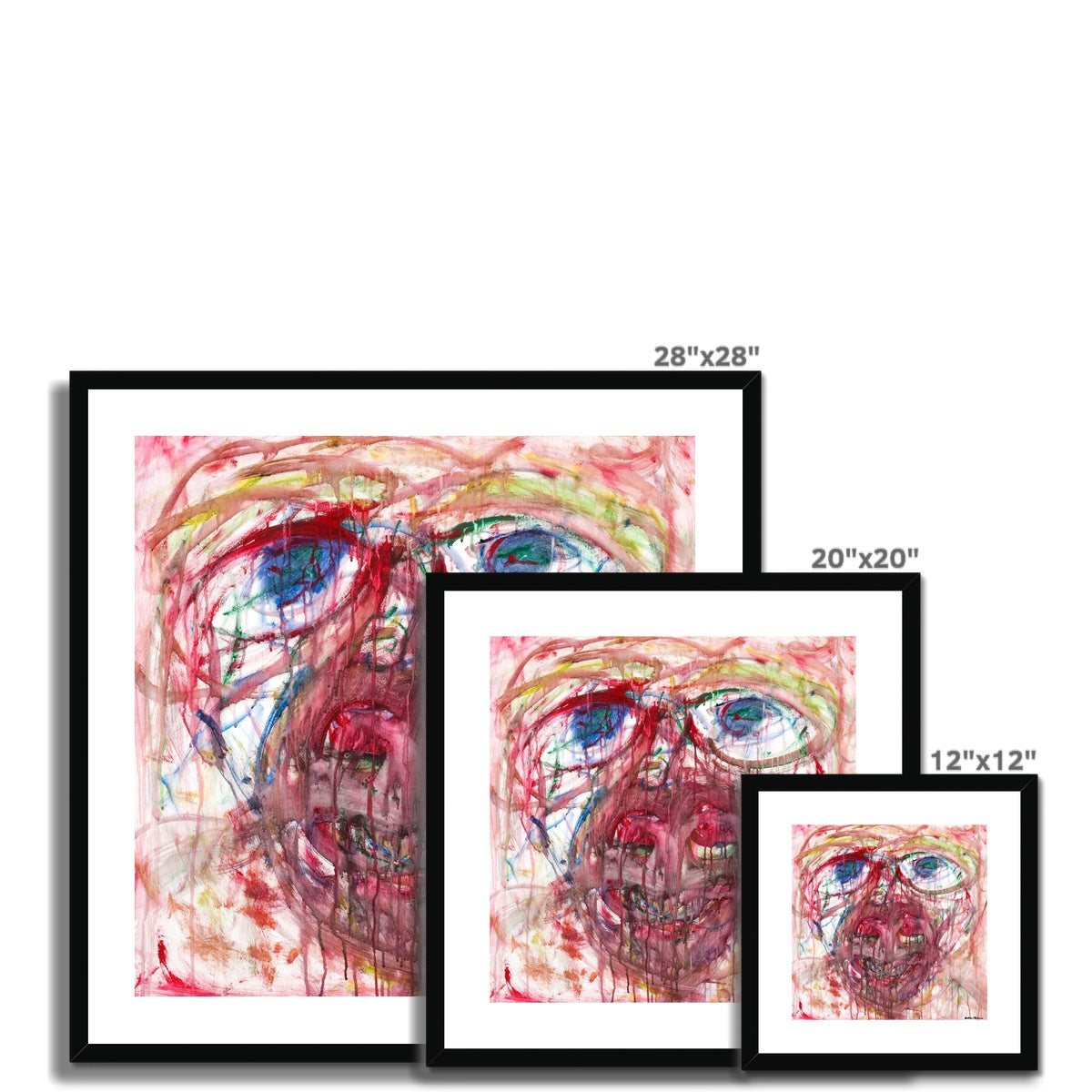 In The Mirror  Framed & Mounted Print