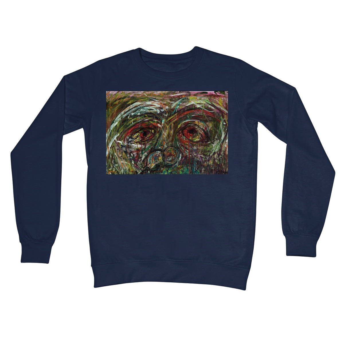 Bleeding Tears  Crew Neck Sweatshirt