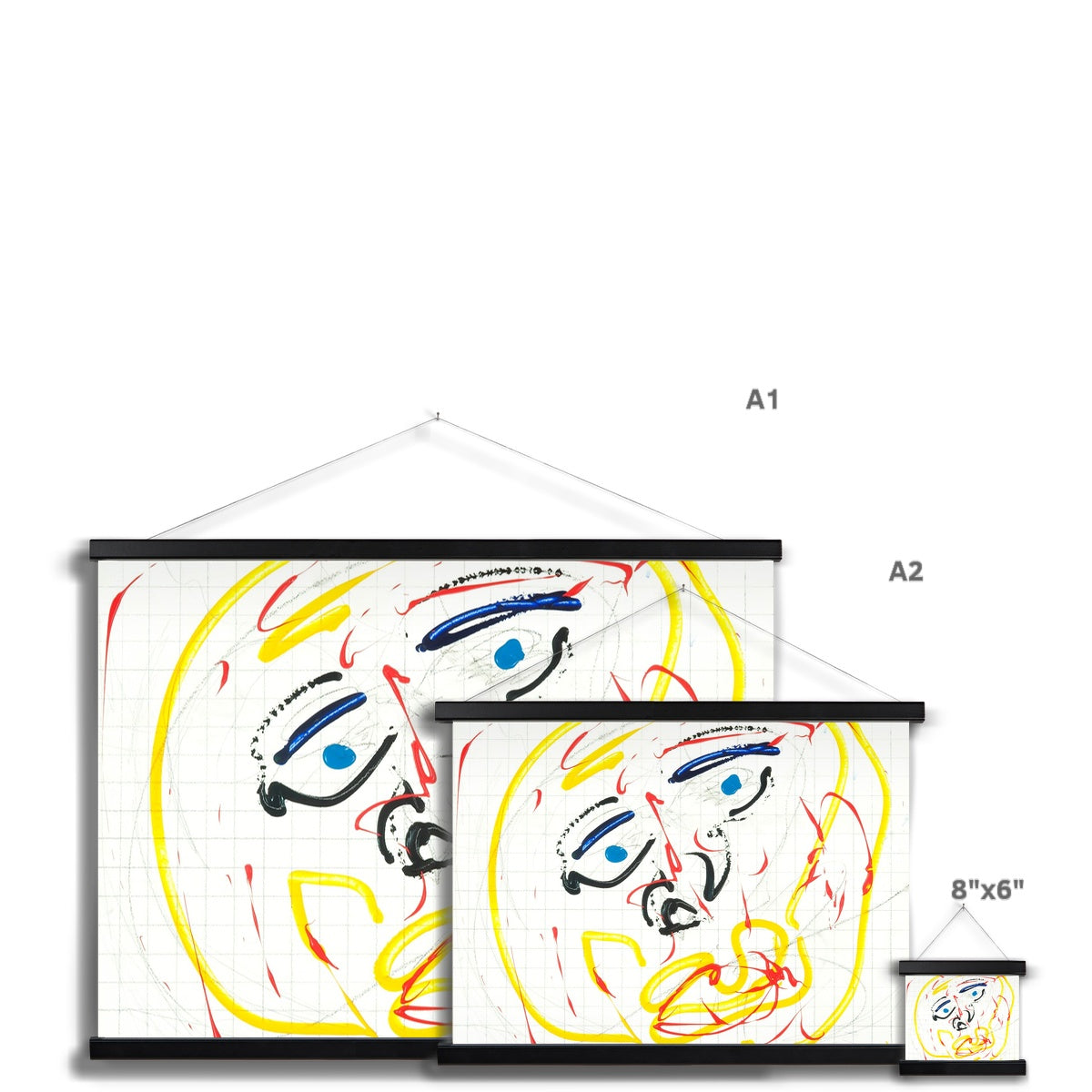 Jennifer Fine Art Print with Hanger