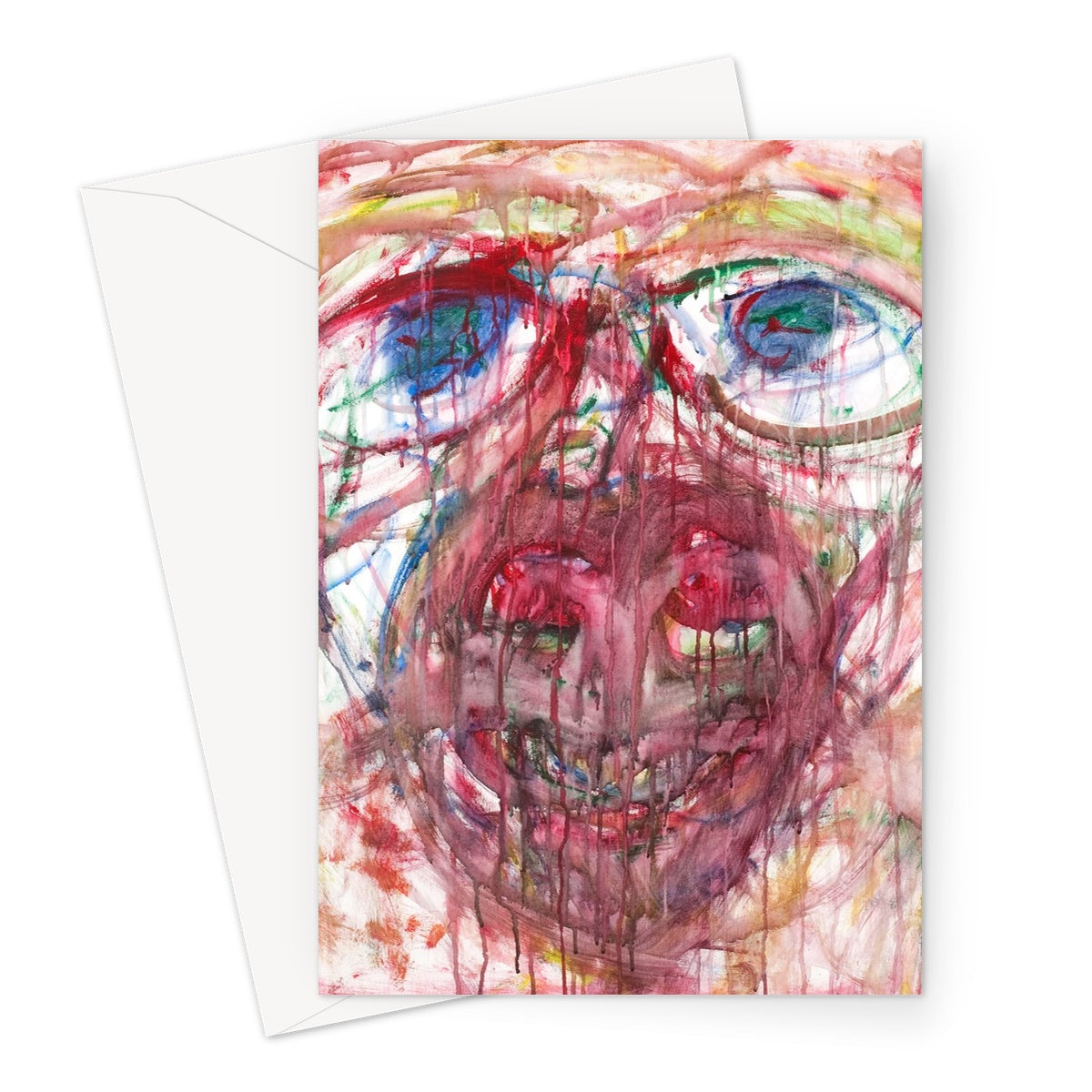 In The Mirror  Greeting Card