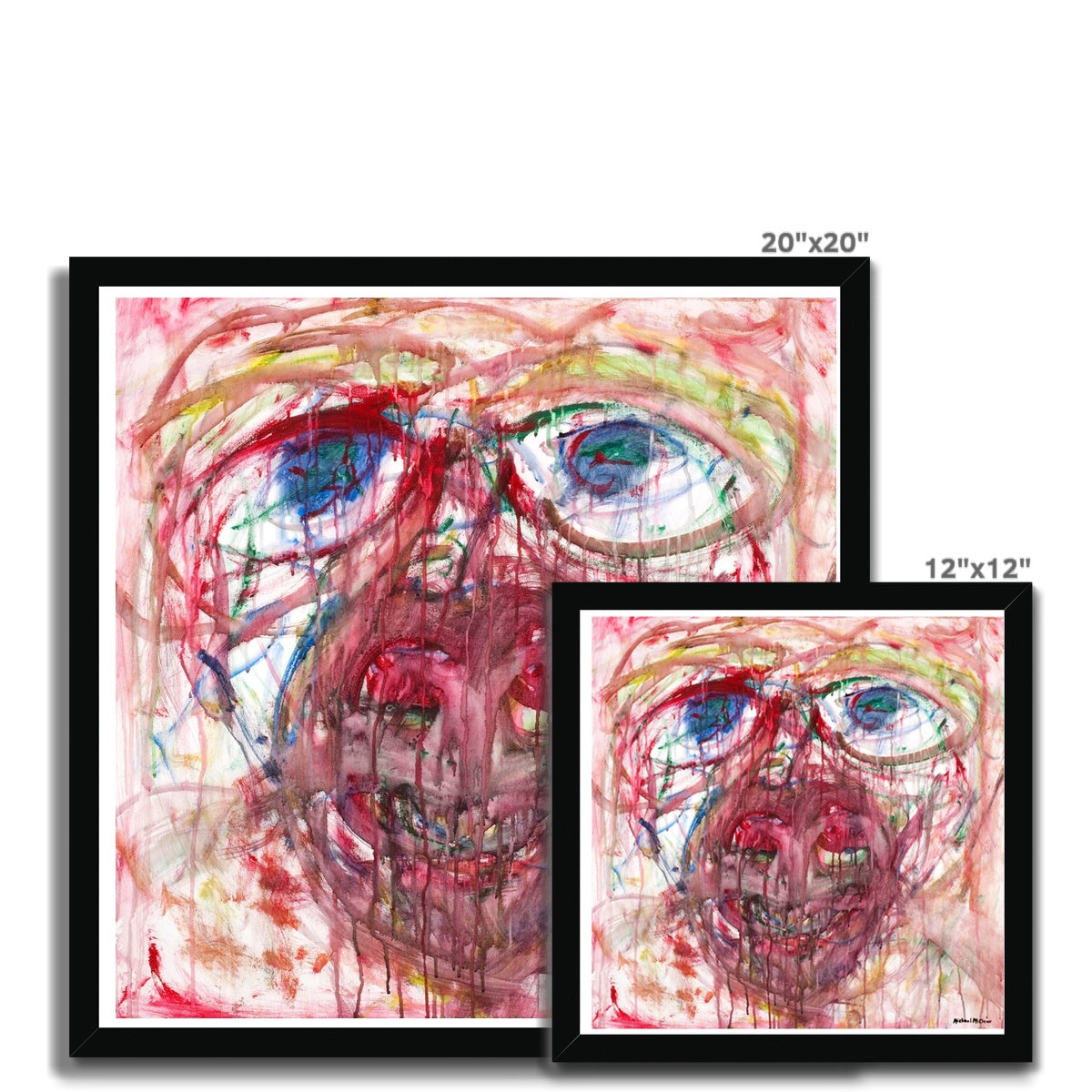 In The Mirror  Framed Print