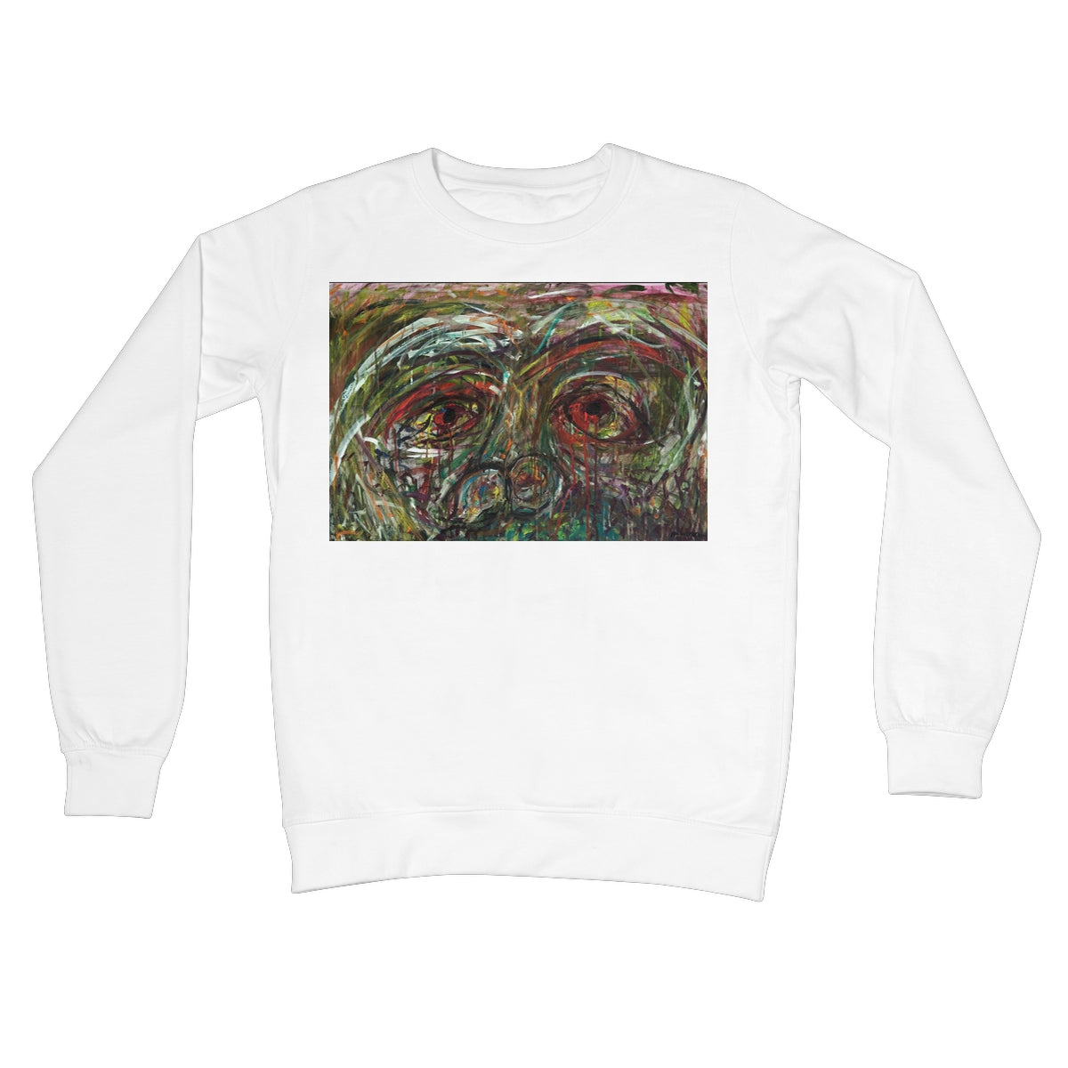 Bleeding Tears  Crew Neck Sweatshirt